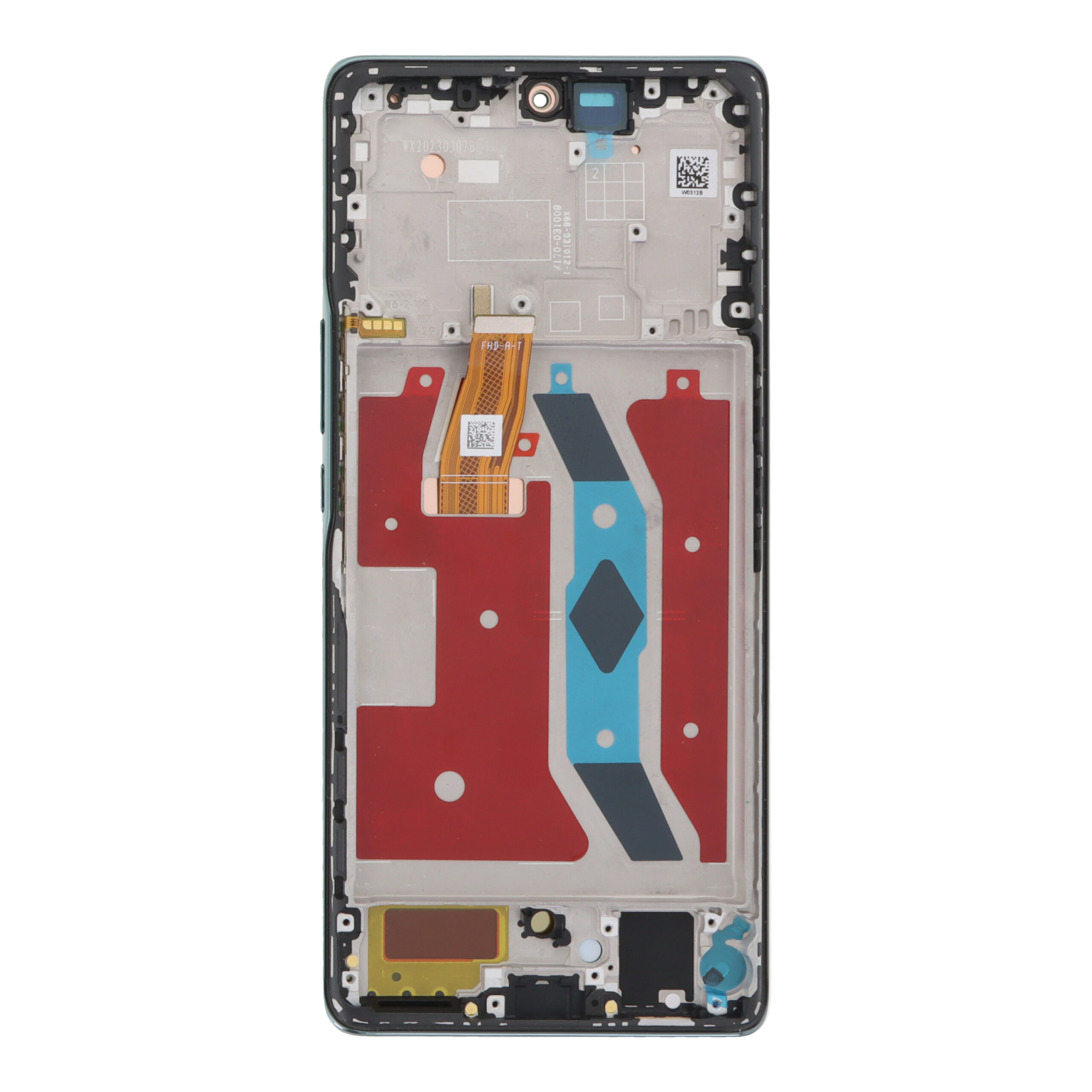 Screen Replacement With Frame for Honor Magic5 Lite Emerald Green Premium(Third Party Glued)