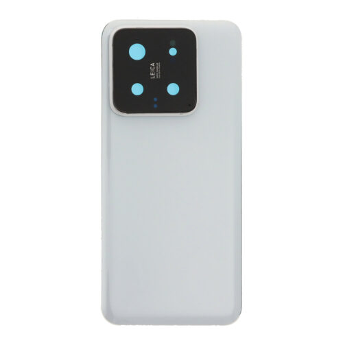 Battery Door + Battery Door Adhesive + Back Camera Lens and Bezel for Xiaomi 14 White HQ