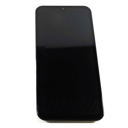 Screen Replacement With Frame for Samsung Galaxy M15 Black Premium(Third Party Glued)