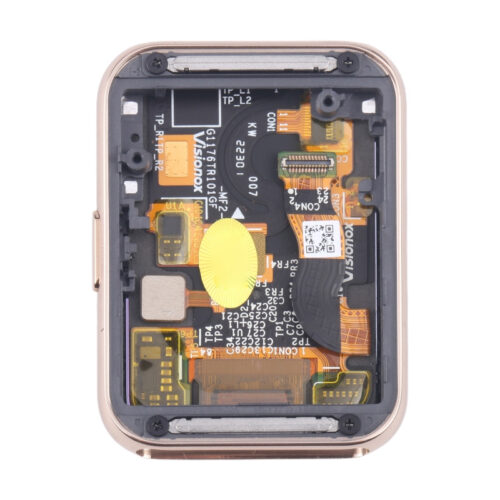 Screen Replacement With Frame for Huawei Watch Fit 2 Gold Premium(Third Party Glued)