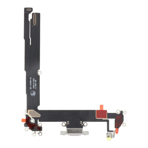 Charging Port Flex Cable for iPhone 16 Plus White OEM