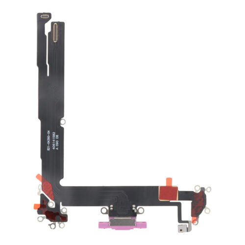 Charging Port Flex Cable for iPhone 16 Plus Pink HQ