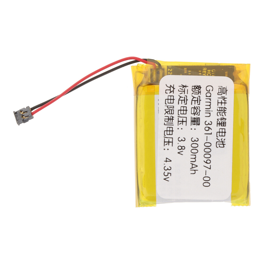 361-00097-00 255mAh Battery + Battery Adhesive for Garmin Fenix 5/Fenix 6/Fenix 5 Plus/Forerunner 935 OEM without Logo