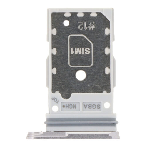 SIM Card Tray for Samsung Galaxy S24 FE Dual Card Version White Premium