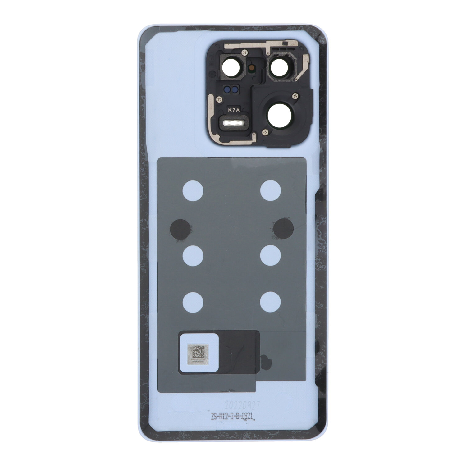 Battery Door + Battery Door Adhesive + Back Camera Lens and Bezel for Xiaomi 13 Pro Blue Premium
