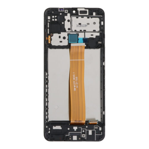Screen Replacement With Frame for Samsung Galaxy M12 Black OEM