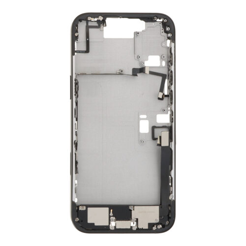 Middle Frame Assembly with Side Buttons + SIM Card Tray for iPhone 16 Pro Max European Version Black Titanium OEM