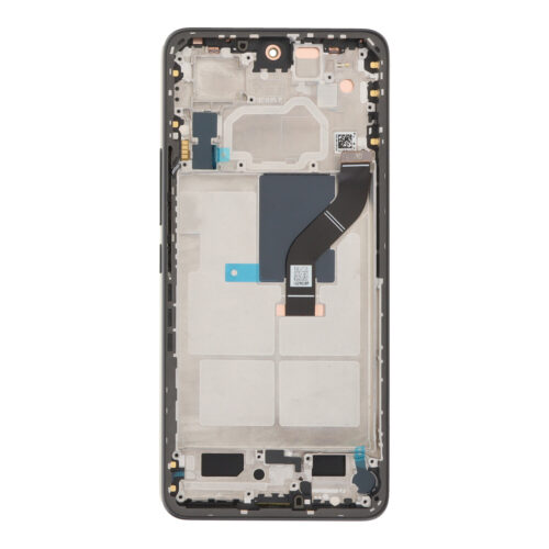 Screen Replacement With Frame for Xiaomi 12 Lite Black Refurb