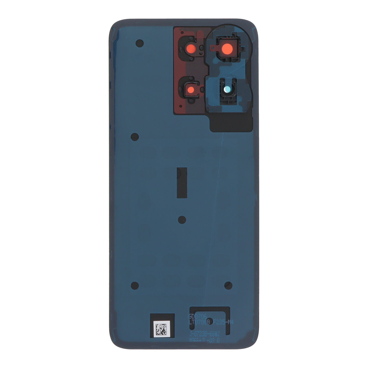 Battery Door + Battery Door Adhesive + Back Camera Lens and Bezel for Honor X6a Midnight Black Premium