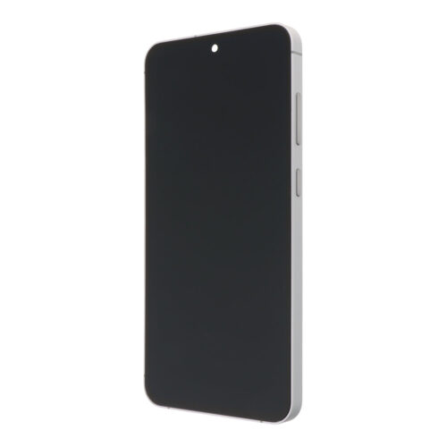 Screen Replacement With Frame for Samsung Galaxy S24 FE European Version Silver Premium(Third Party Glued)
