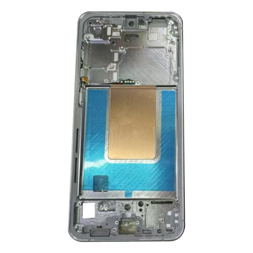Front Housing for Samsung Galaxy S24 FE European Version Silver Premium