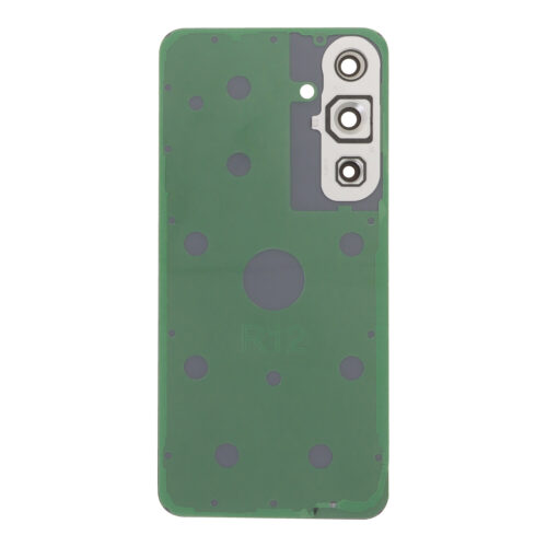 Battery Door + Battery Door Adhesive + Back Camera Lens and Bezel for Samsung Galaxy S24 FE Yellow Premium