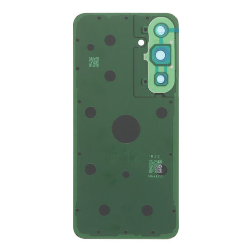 Battery Door + Battery Door Adhesive + Back Camera Lens and Bezel for Samsung Galaxy S24 FE Gray Premium