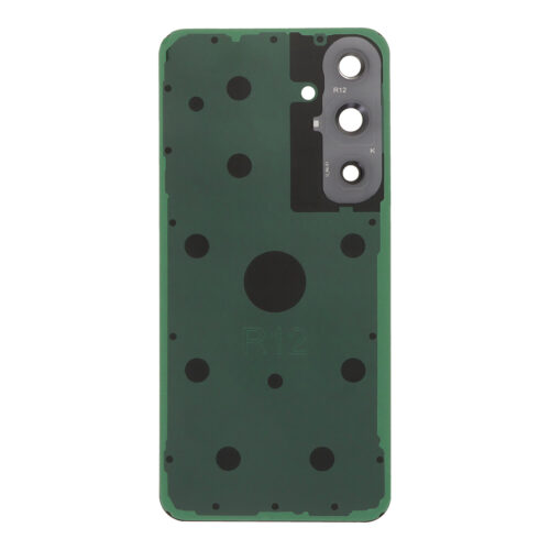 Battery Door + Battery Door Adhesive + Back Camera Lens and Bezel for Samsung Galaxy S24 FE Graphite Premium