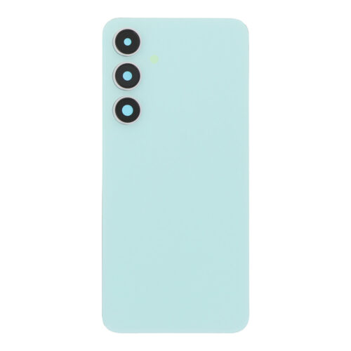Battery Door + Battery Door Adhesive + Back Camera Lens and Bezel for Samsung Galaxy S24 FE Mint Premium