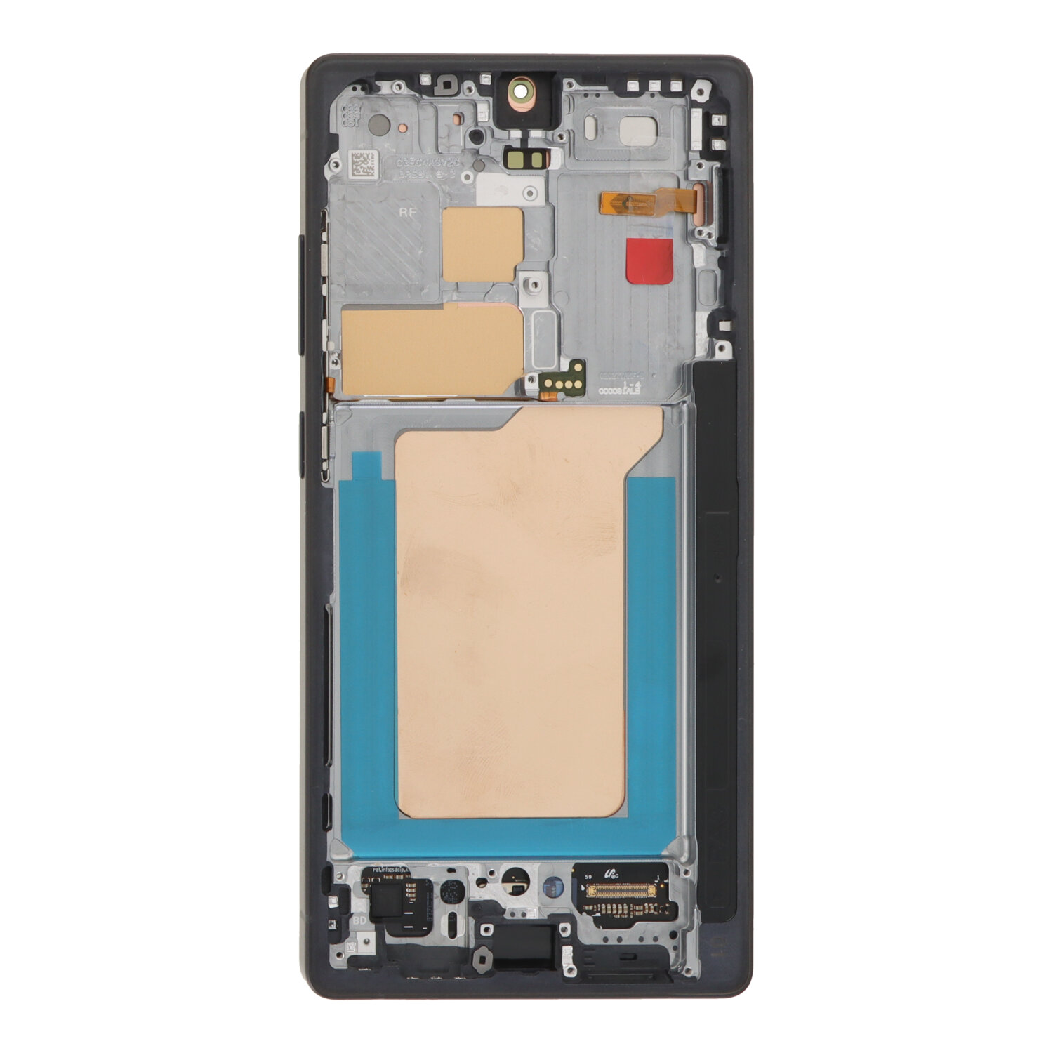 Screen Replacement With Frame for Samsung Galaxy S25 Ultra S938B European Version Black Premium(Third Party Glued)