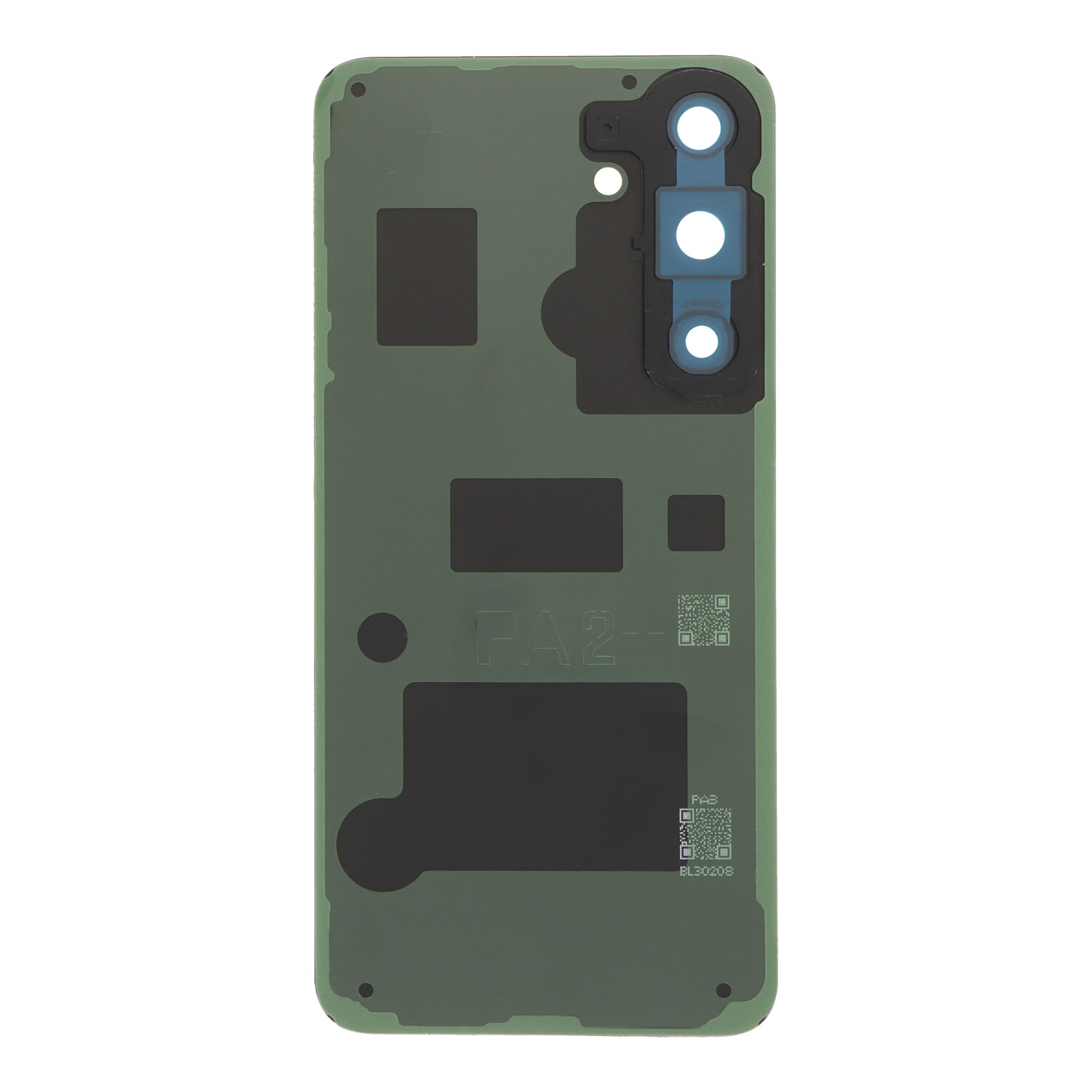 Battery Door + Battery Door Adhesive + Back Camera Lens and Bezel for Samsung Galaxy S25+ Navy Blue Premium