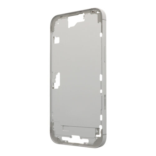 Middle Frame with Side Buttons + SIM Card Tray for iPhone 16 Plus European Version White OEM
