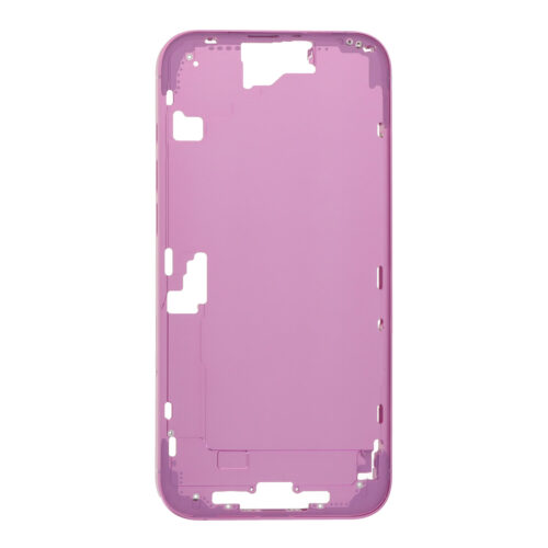 Middle Frame with Side Buttons + SIM Card Tray for iPhone 16 Plus European Version Pink OEM