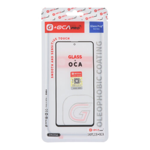 G+OCA Pro Glass Lens + OCA for iPhone 16 Plus Black