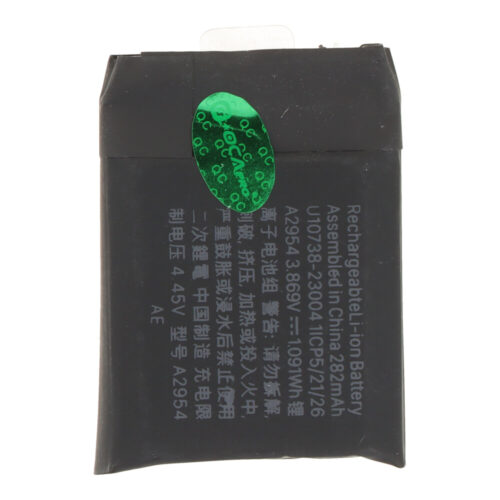 G+OCA Pro A2954 282mAh Battery + Battery Adhesive for Apple Watch Series 9 41mm without Logo