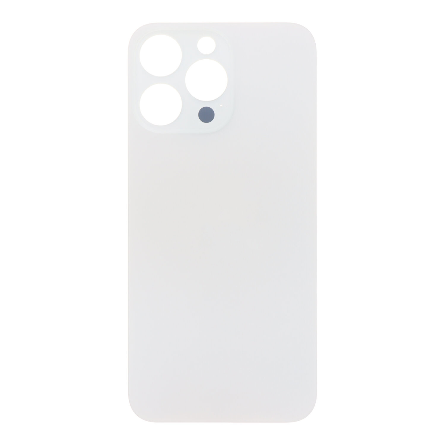 Battery Door with Adhesive for iPhone 15 Pro Max Small Hole White Titanium OEM