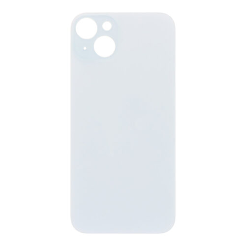 Battery Door with Adhesive for iPhone 15 Plus Small Hole Blue OEM