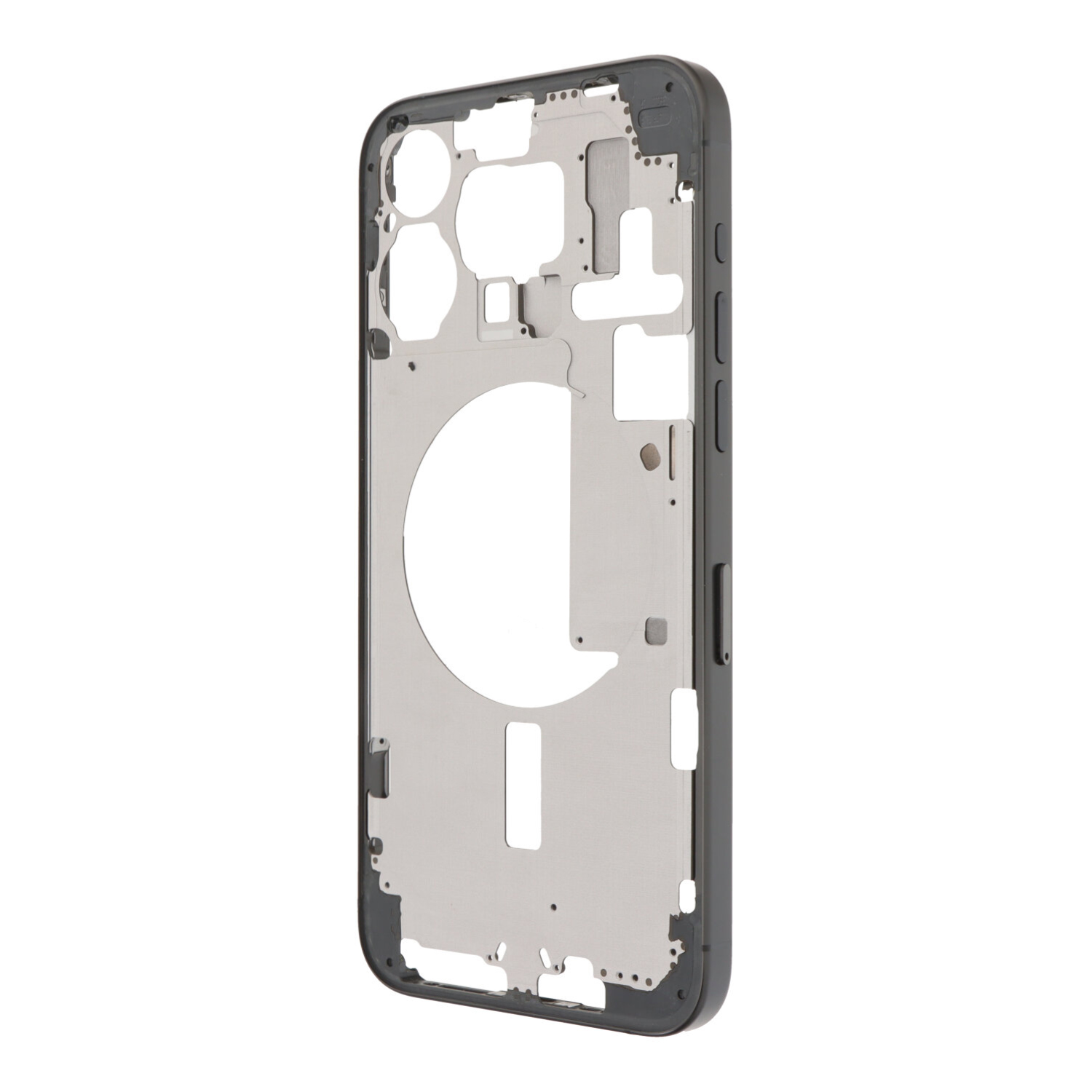 Middle Frame with Side Buttons + SIM Card Tray for iPhone 15 Pro Max A3106 European Version Black Titanium OEM