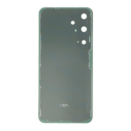 Battery Door + Battery Door Adhesive + Back Camera Lens and Bezel for Samsung Galaxy S24 Onyx Black without Logo HQ