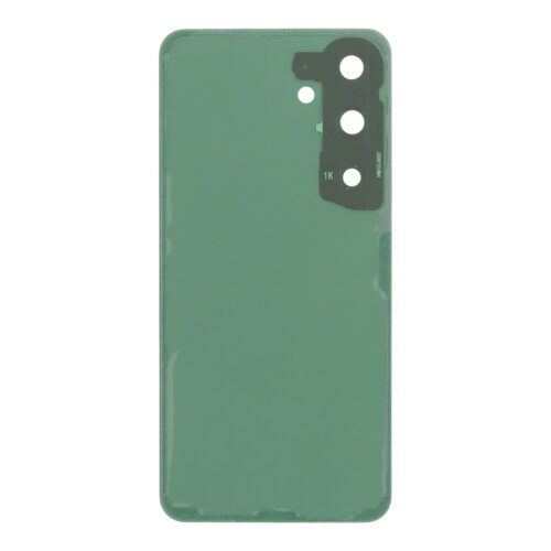 Battery Door + Battery Door Adhesive + Back Camera Lens and Bezel for Samsung Galaxy S24 Sapphire Blue without Logo HQ