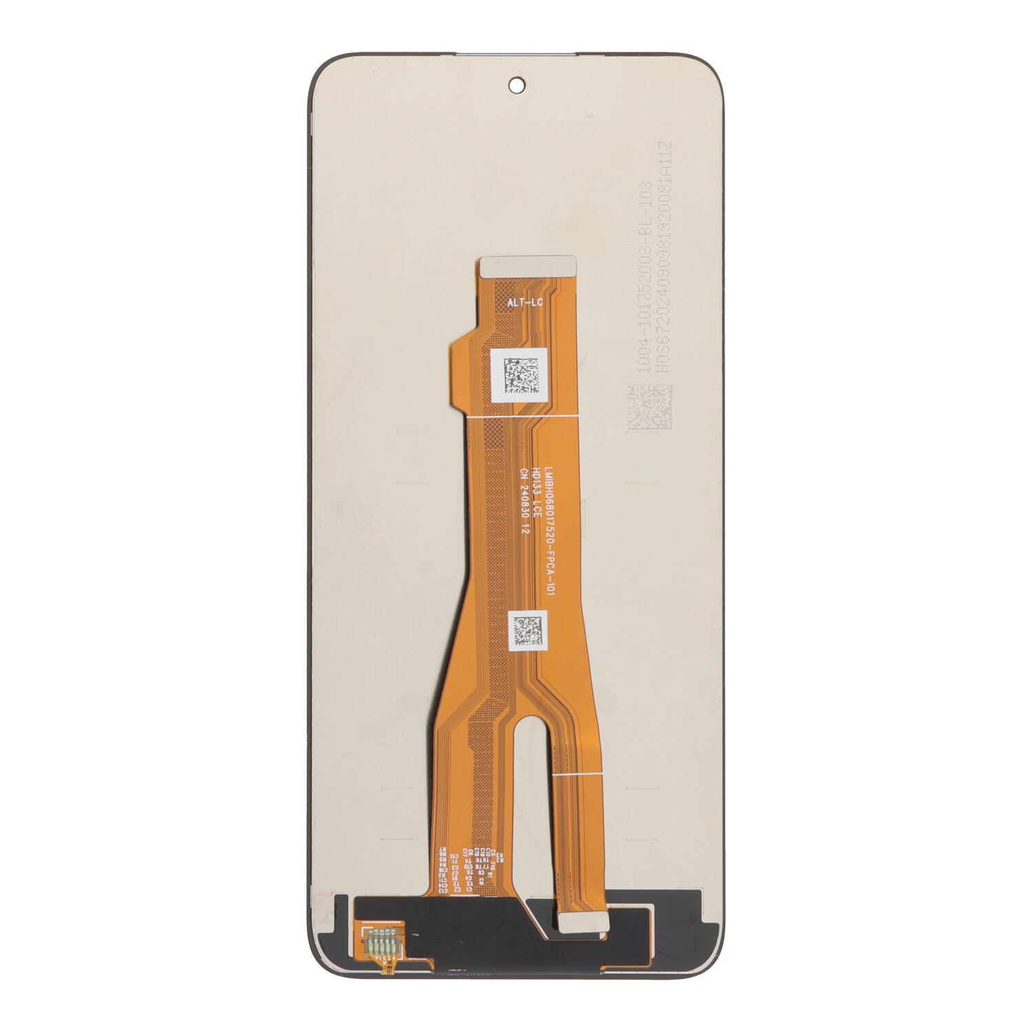 Screen Replacement for Honor X7c Black Premium