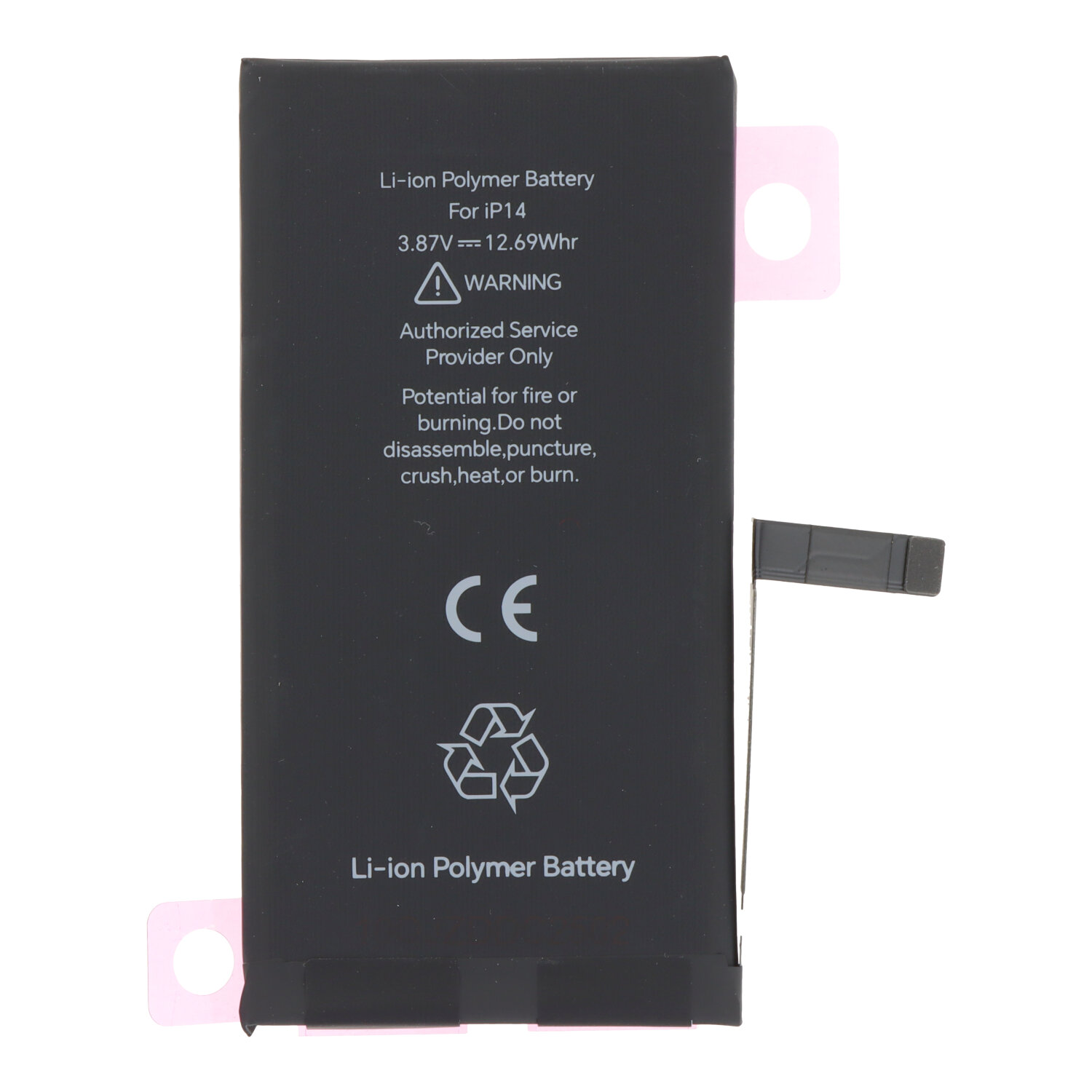 JC 3580mAh Battery + Battery Adhesive for iPhone 14 1st Version High Capacity Version + Diagnosable + Battery Health 100% OEM