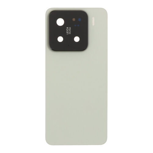 Battery Door + Battery Door Adhesive + Back Camera Lens and Bezel for Xiaomi 15 Green Premium