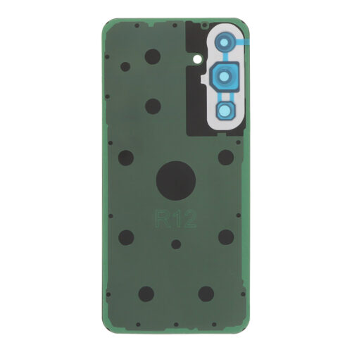 Battery Door + Battery Door Adhesive + Back Camera Lens and Bezel for Samsung Galaxy S24 FE Yellow OEM