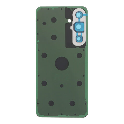Battery Door + Battery Door Adhesive + Back Camera Lens and Bezel for Samsung Galaxy S24 FE Blue HQ
