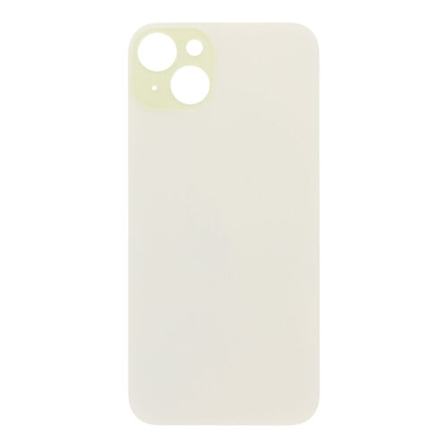 Battery Door with Adhesive for iPhone 15 Plus Small Hole Yellow without Logo OEM