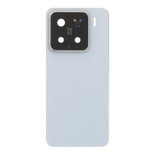Battery Door + Battery Door Adhesive + Back Camera Lens and Bezel for Xiaomi 15 White OEM