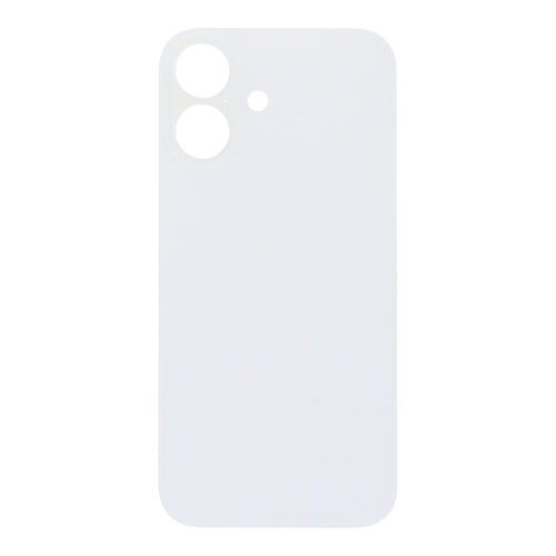 Battery Door with Adhesive for iPhone 16 Plus Small Hole White without Logo OEM