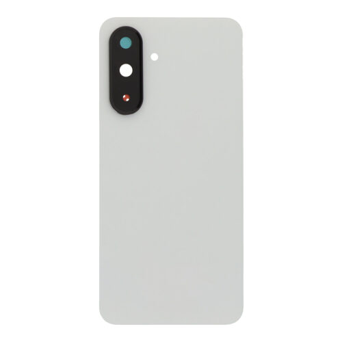 Battery Door + Battery Door Adhesive + Back Camera Lens and Bezel for Samsung Galaxy A36 White OEM