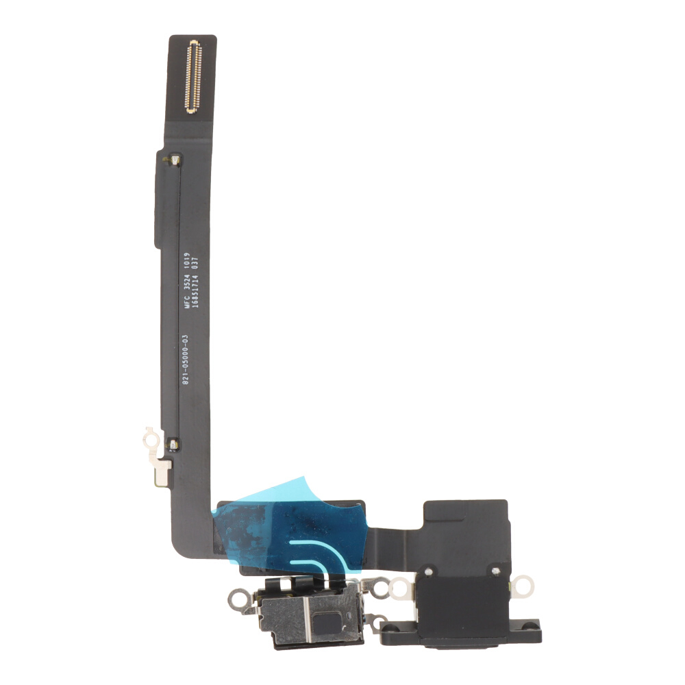 Charging Port Flex Cable with Charging Port Module for iPhone 16 Pro Max Black Titanium Pulled