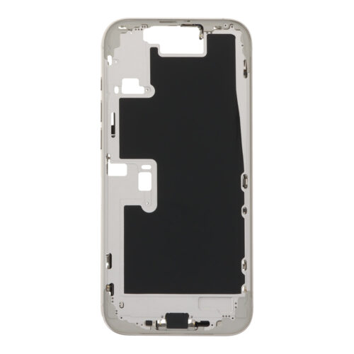 Middle Frame Assembly with Side Buttons + SIM Card Tray + Customize Button for iPhone 16 Pro Max European Version White Titanium Pulled