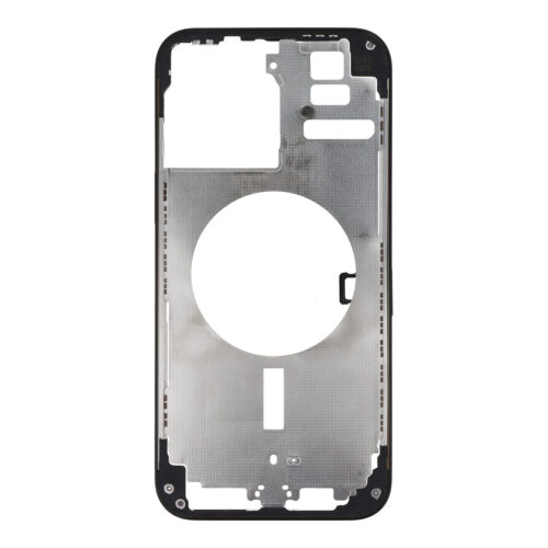 Middle Frame with Power&Volume Button+Side Rails+Card Tray+Speaker Anti-Dust Mesh for iPhone 14 Pro Max A2893/A2896/A2895/A2894 European Version Gold OEM