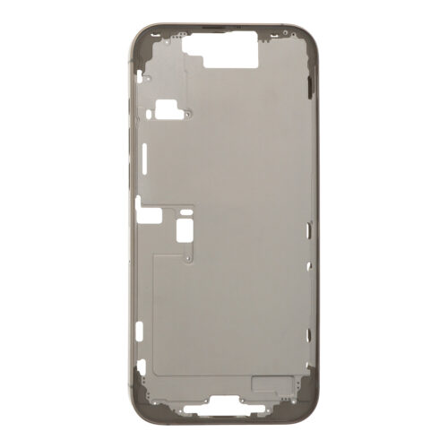Middle Frame with Power&Volume Button+Side Rails+Card Tray+Speaker Anti-Dust Mesh for iPhone 16 Pro Max European Version Natural Titanium OEM