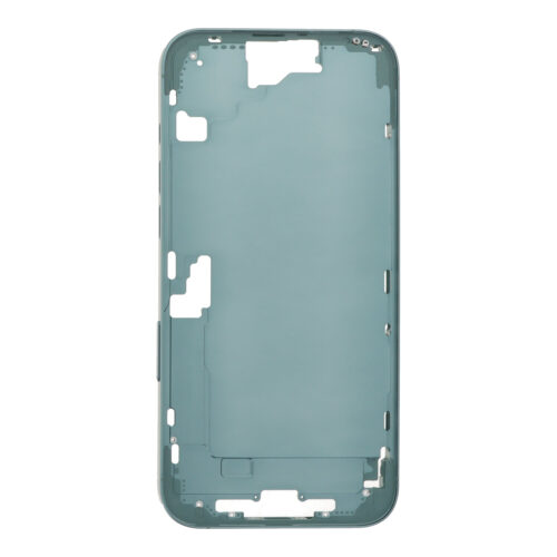 Middle Frame with Power&Volume Button+Side Rails+Card Tray+Speaker Anti-Dust Mesh for iPhone 16 Plus European Version Teal OEM