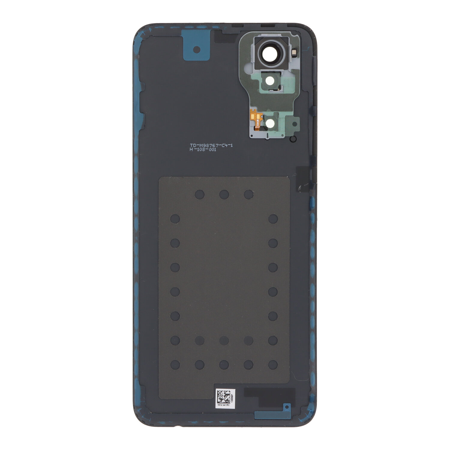Battery Door + Battery Door Adhesive + Back Camera Lens and Bezel for Honor 90 Smart Midnight Black Premium