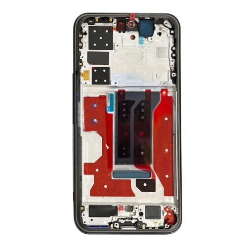 Screen Replacement With Frame for Honor 400 Pro Midnight Black Premium(Third Party Glued)