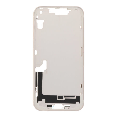Middle Frame with Power&Volume Button+Side Rails+Speaker Anti-Dust Mesh for iPhone 14 Plus A2632 USA Version Starlight OEM