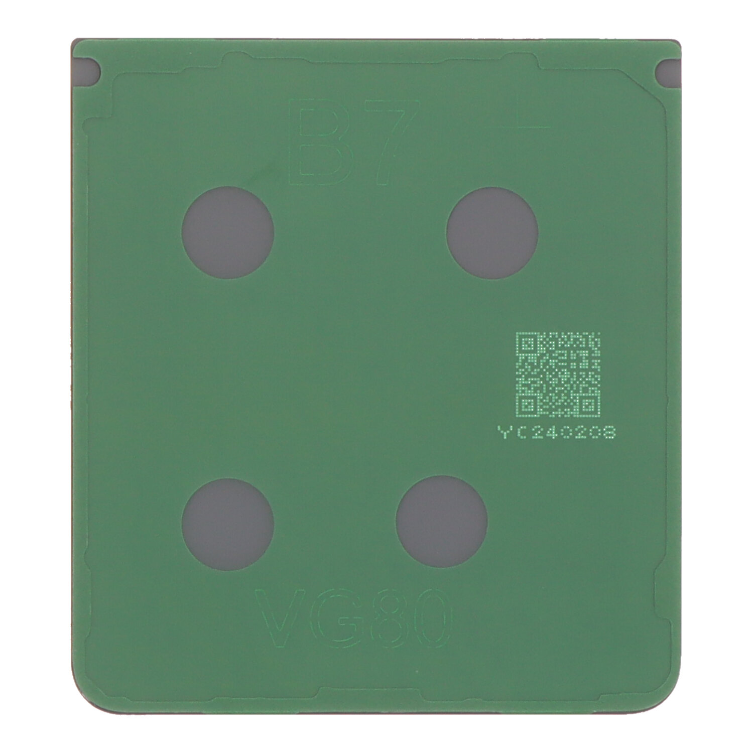 Bottom Battery Door with Adhesive for Samsung Galaxy Z Flip7 F766 Coral Red OEM