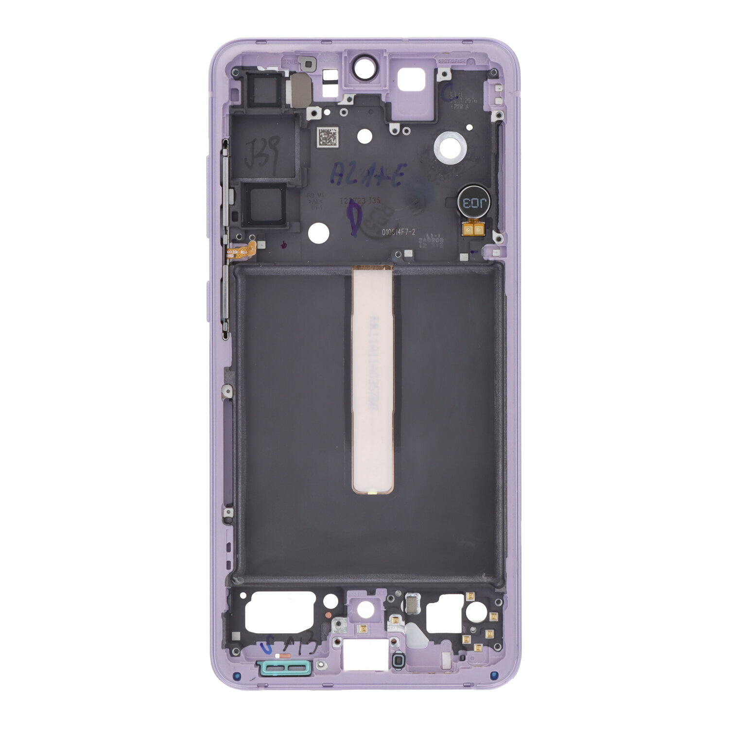 Front Housing for Samsung Galaxy S21 FE 5G G990 G990U USA Version Purple Premium