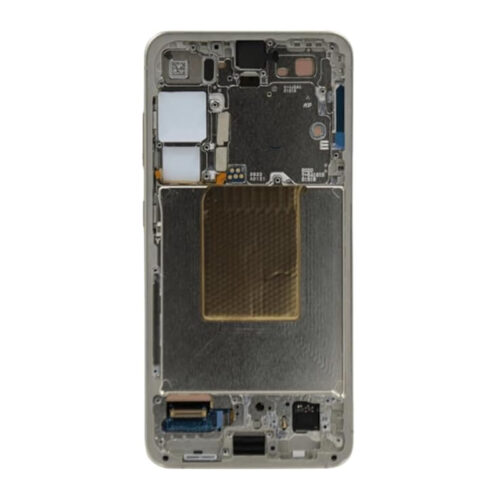 Screen Replacement With Frame for Samsung Galaxy S24 S921U USA Version Amber Yellow Premium(Third Party Glued)